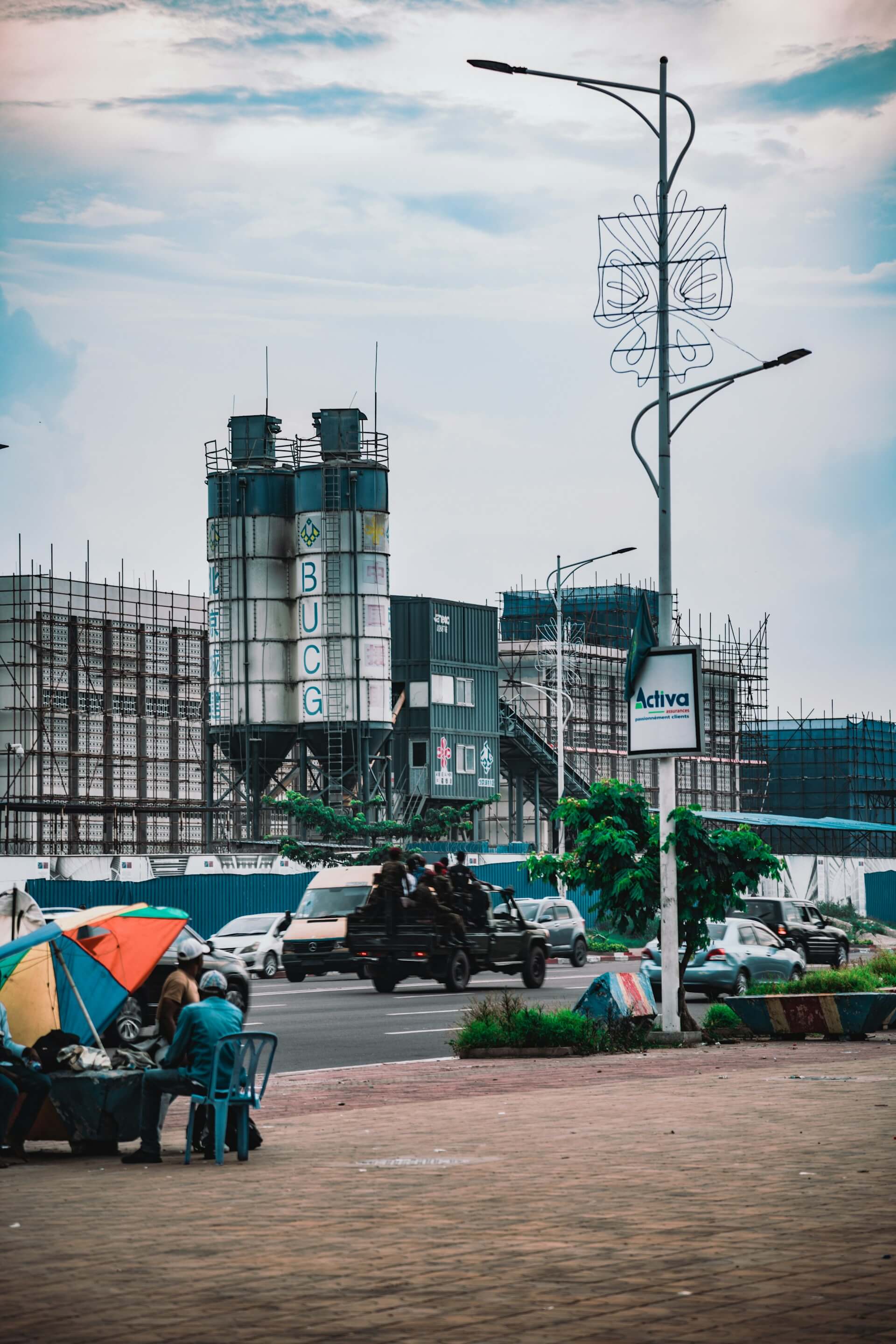 Foto van de stad Kinshasa