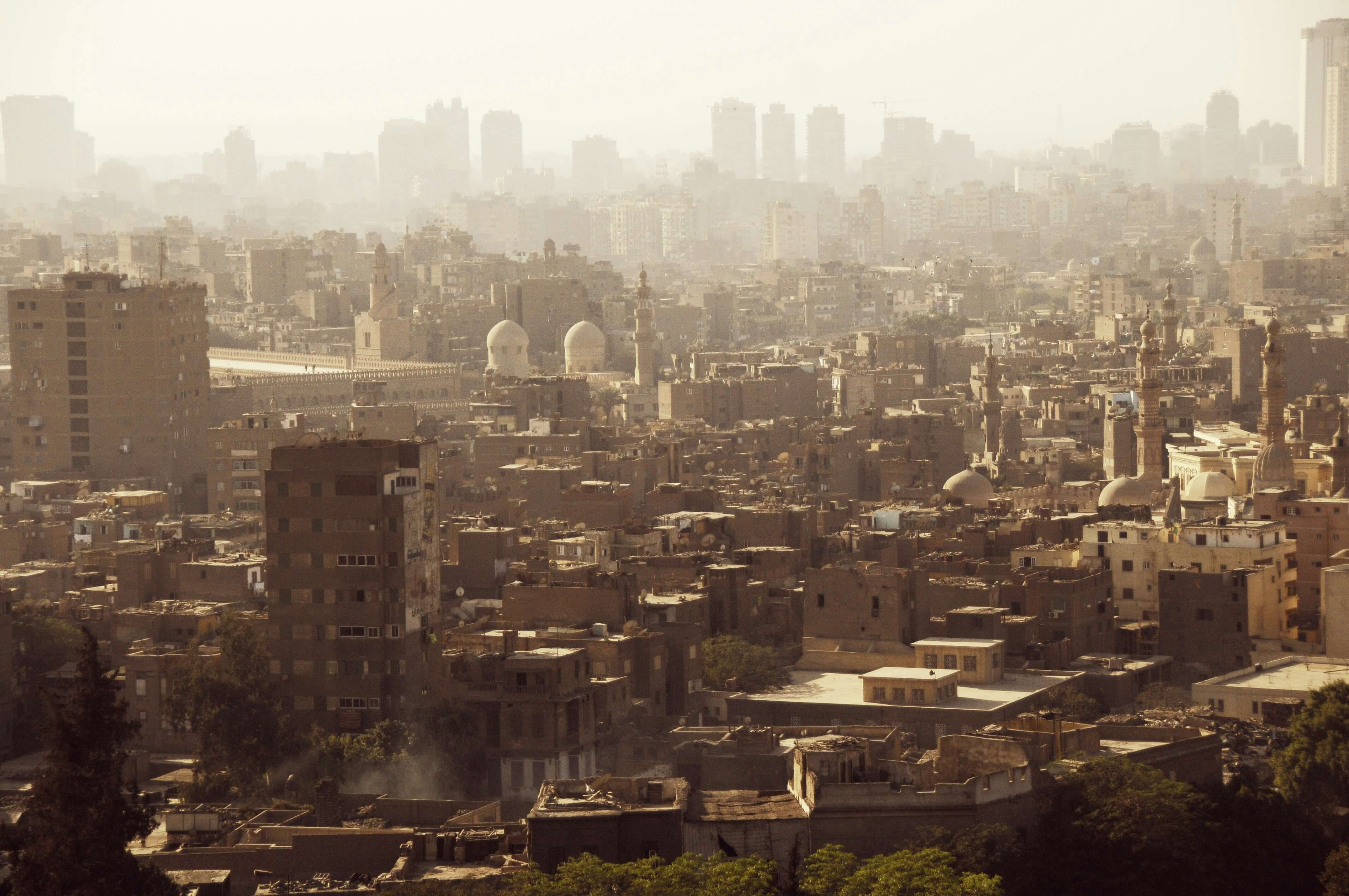 Foto van de stad Giza
