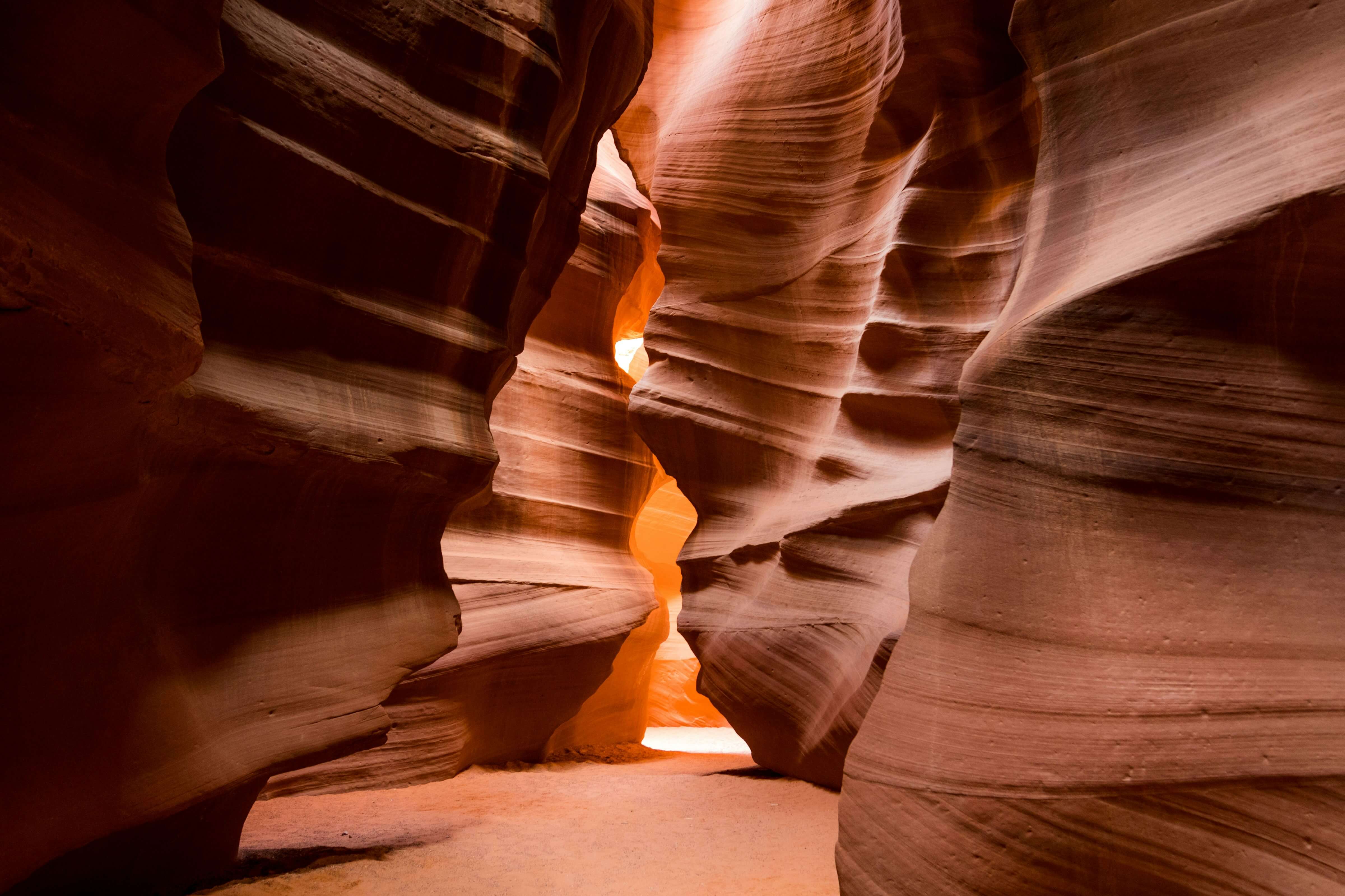 Foto van een Antelope Canyon in de Verenigde Staten