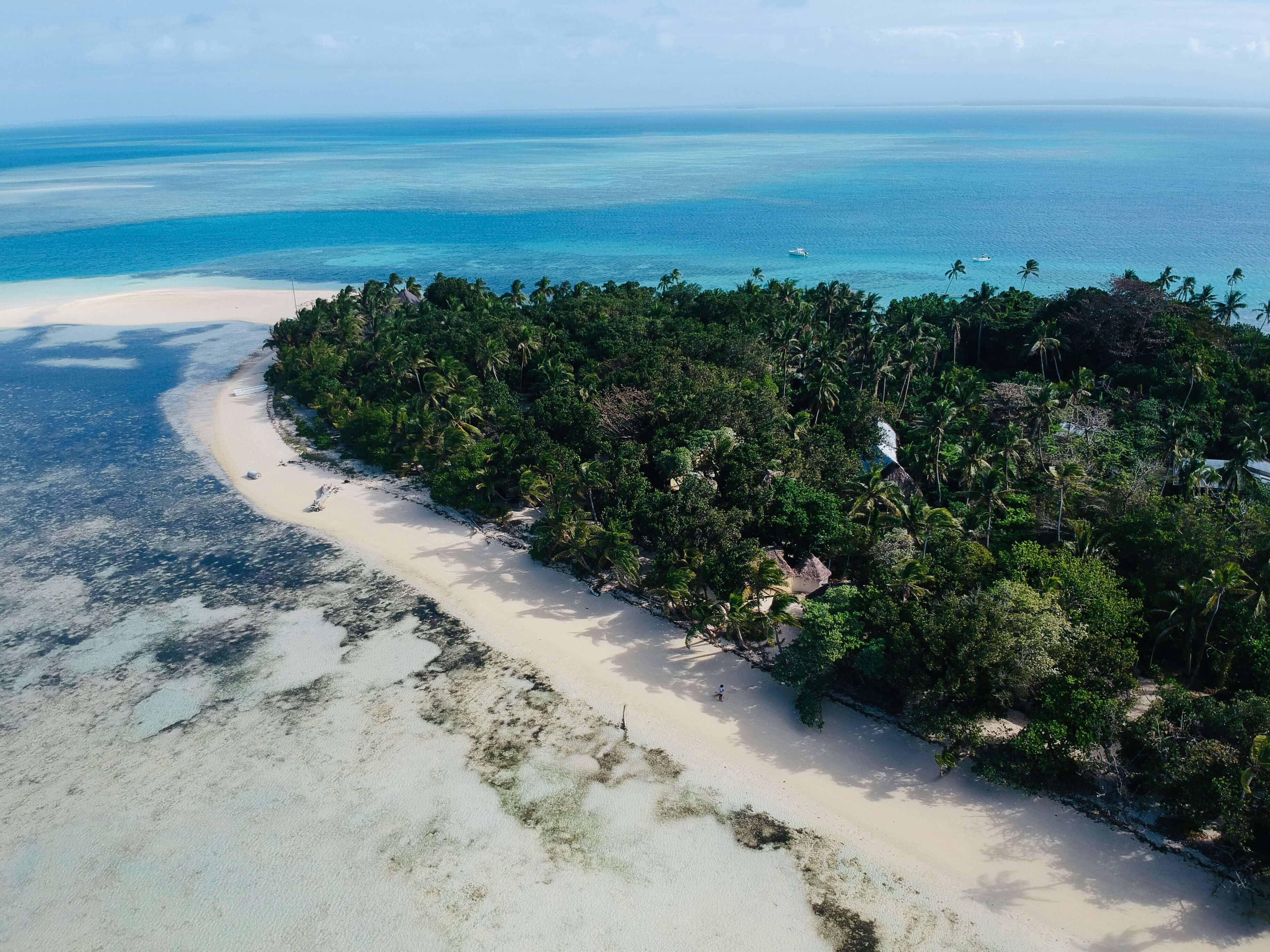 Foto van een strand in Fiji