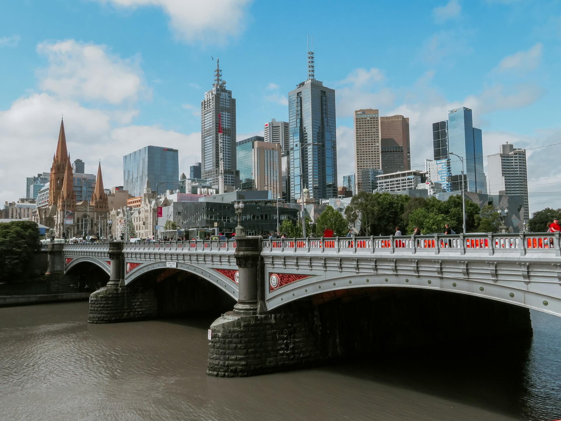 Foto van de stad Melbourne