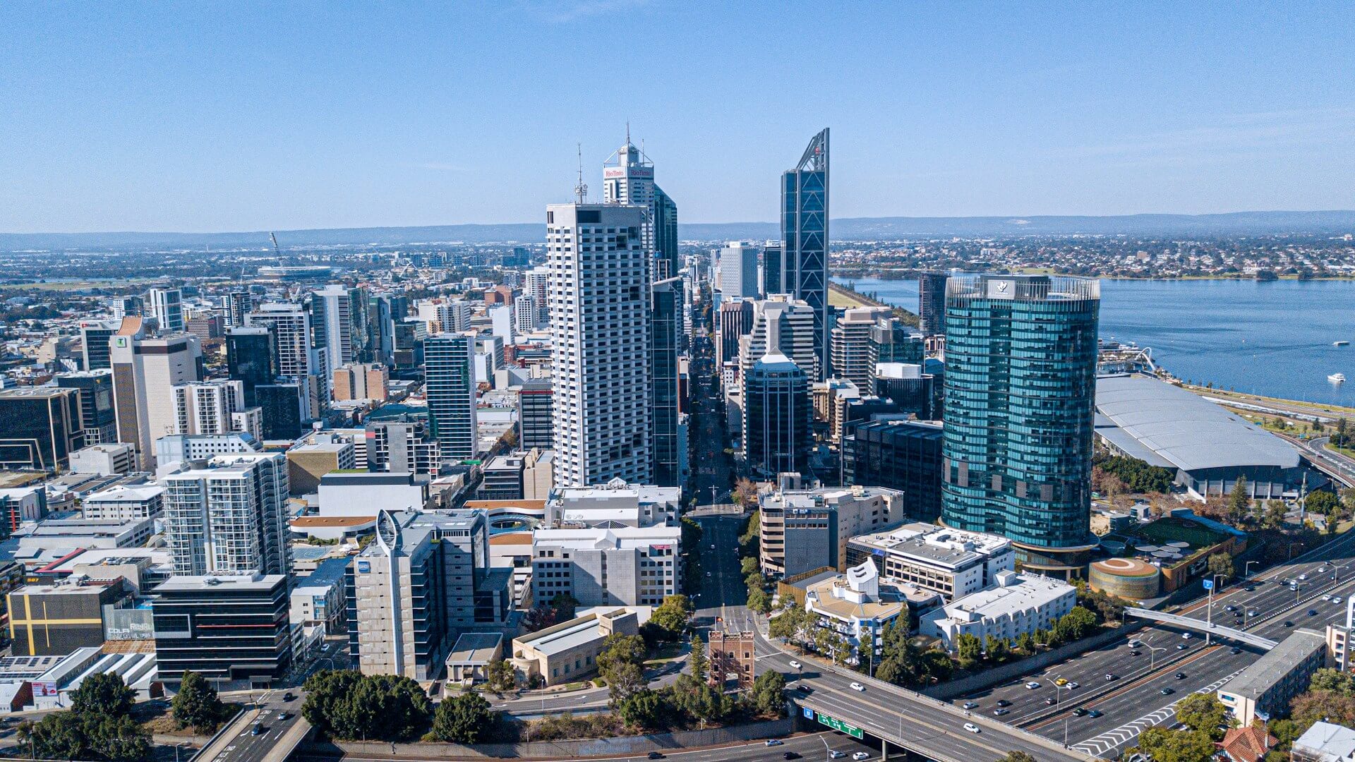 Foto van de stad Perth
