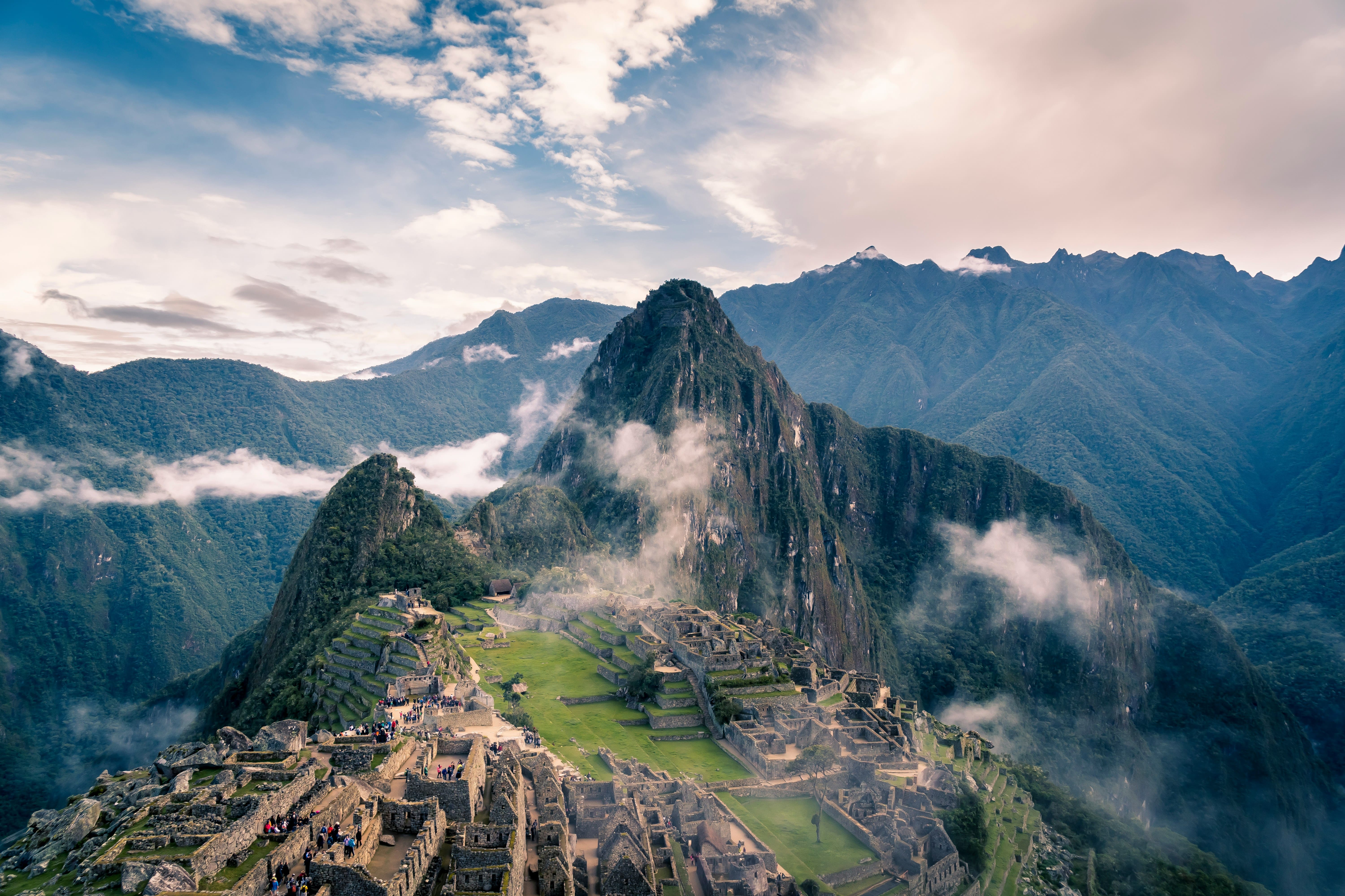 Een foto van het continent Zuid-Amerika