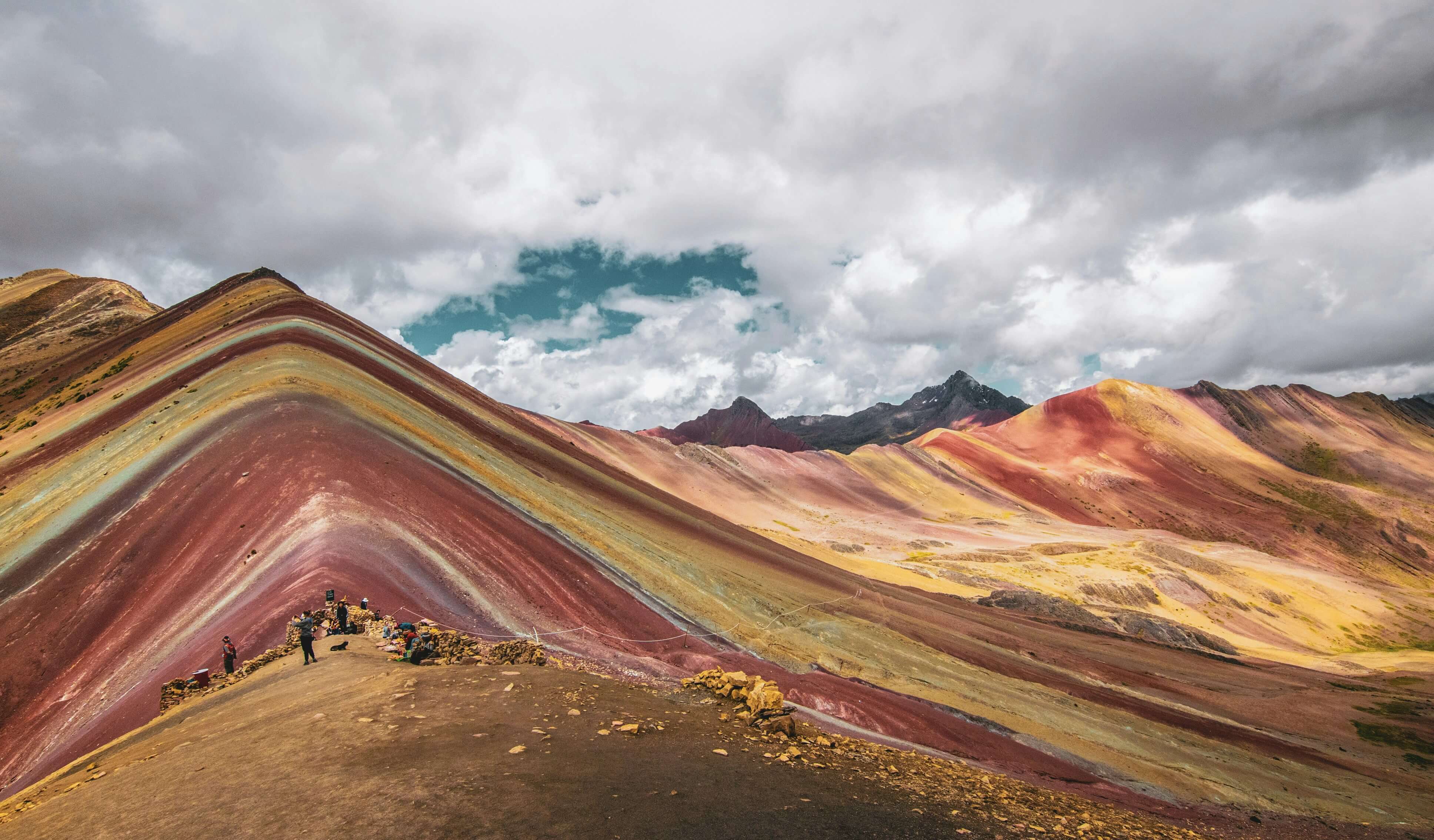 Foto van de Nazcalijnen woestijn in Peru