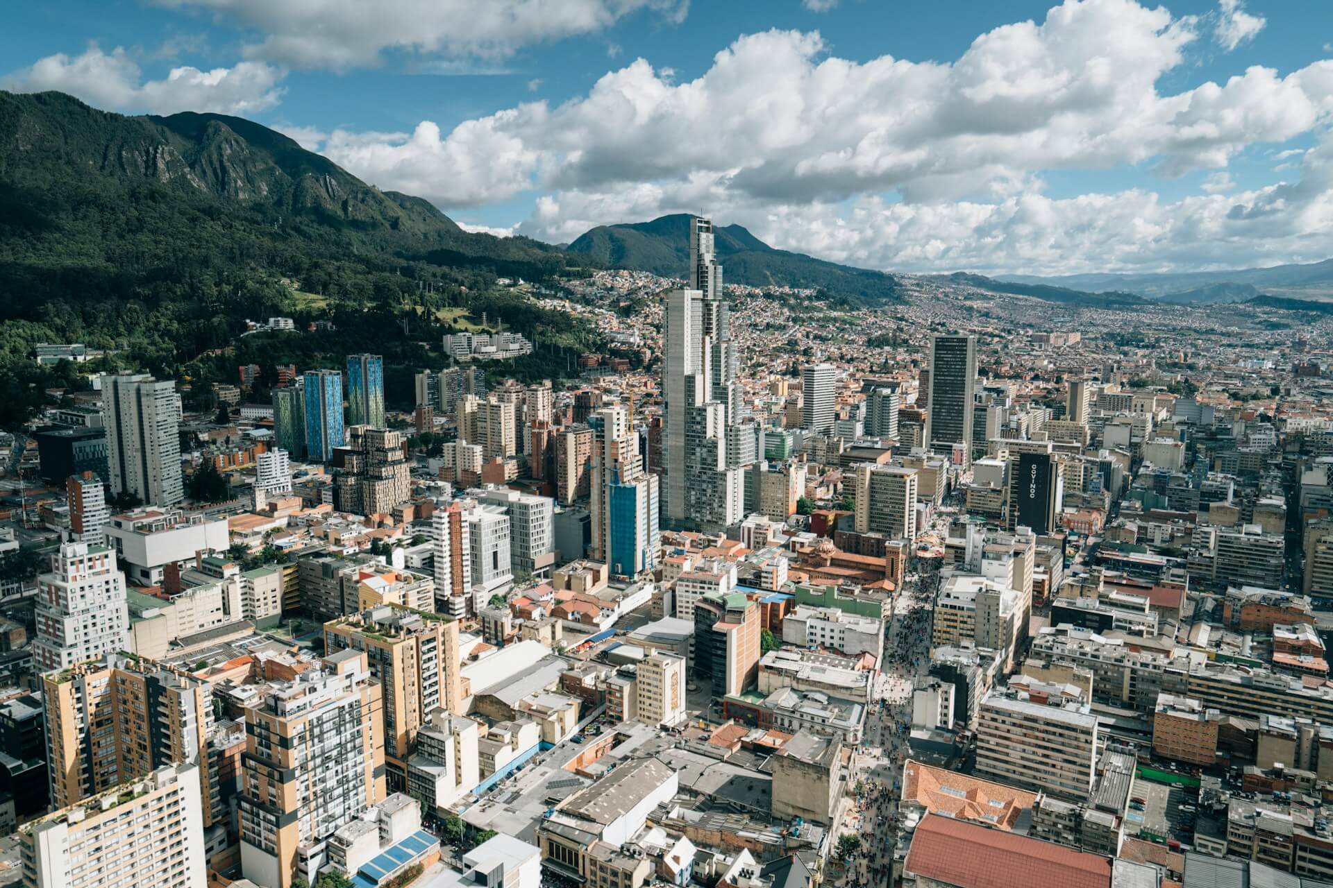 Foto van de stad Bogotá