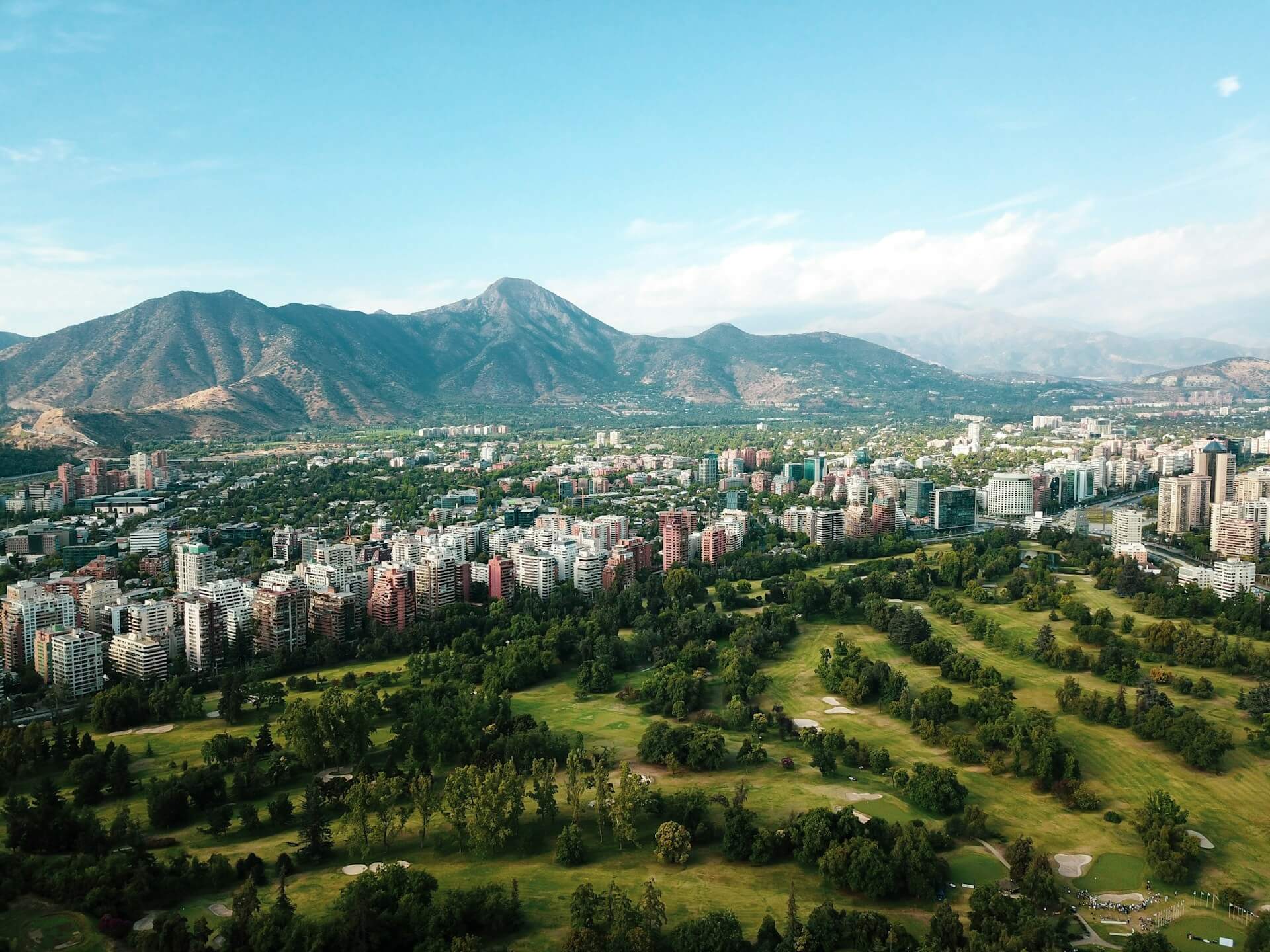 Foto van de stad Santiago